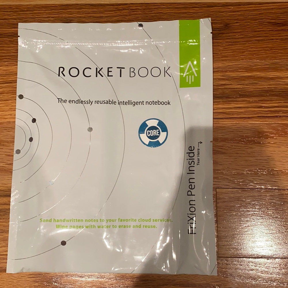 Rocketbook Reusable Notebook w/ Frixion Pen